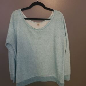 Sky Blue Women's Crew Neck Sweater